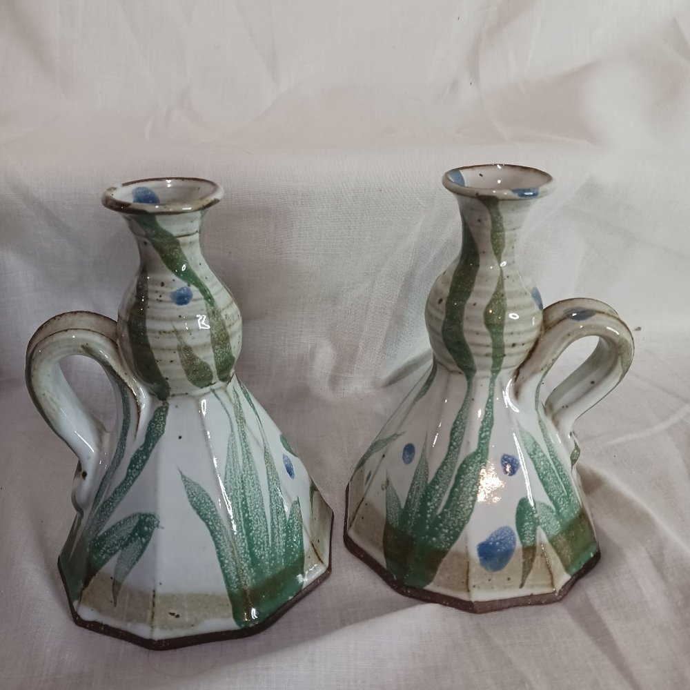 Reno pottery oil lamps